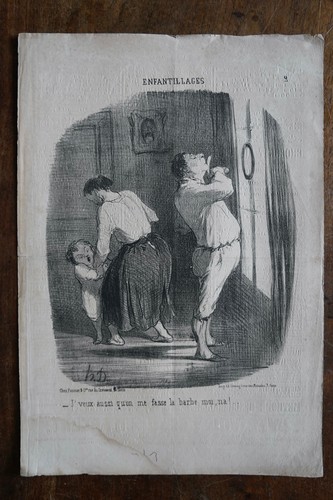 Daumier lithographie originale - lithographie,