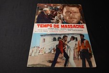LE TEMPS DU MASSACRE lucio fulci franco nero rare dossier 1966 western spaghetti