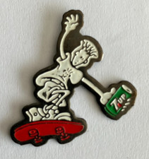 103 -  Pin's FIDO DIDO - SEVEN UP 7up SKATEBOARD ROUGE