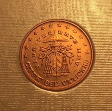 2 centimes euro BU Vatican