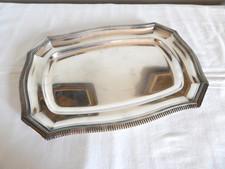 ANCIEN PLATEAU en Métal Argenté St Médard