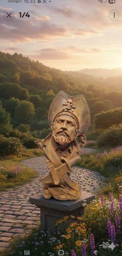 Statue buste pirate en - pirate,