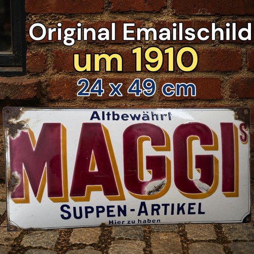 Vintage original maggi plaque - vintage,