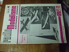 1µ?  Revue Radio Modelisme n°40 Servo treuil Canot sauvetage Snoopy Koy VCC