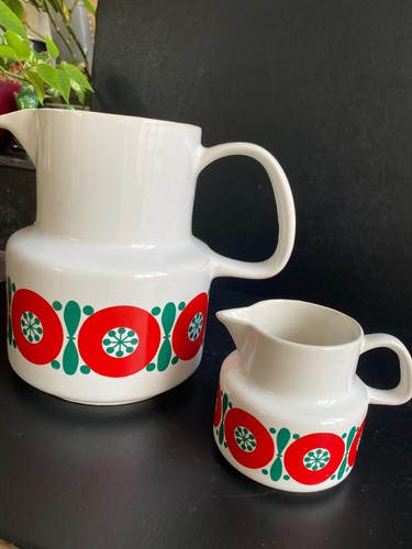 Lot cafetière crémier - et,