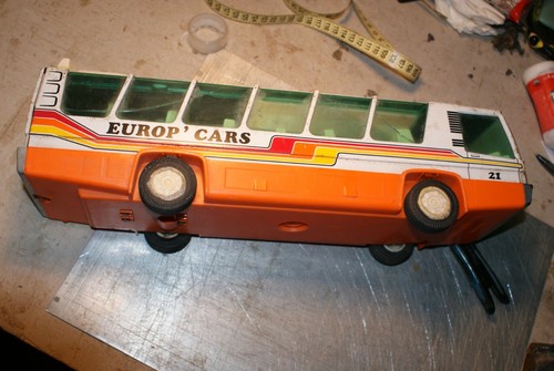 Bus vintage europe - bus, cars