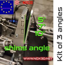 3 angles block shims kit pedal simracing heusinkveld DC TLCM BJ loadcell fanatec