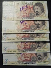 BILLET 10000 LIRE ITALIE  FAUX  RARE ISSUE BANQUE / ACHAT UNITE AU CHOIX