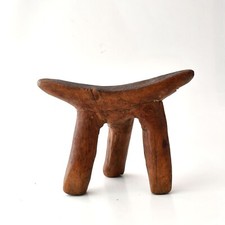 Ancien appuie-tête africain sculpture tribale sur bois - sculpture africaine ...