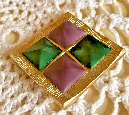 Broche vintage oranium - vintage,