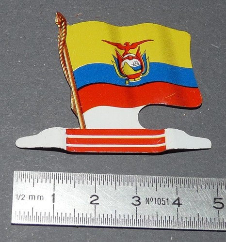 Plaque metal drapeau biscuits - metal,
