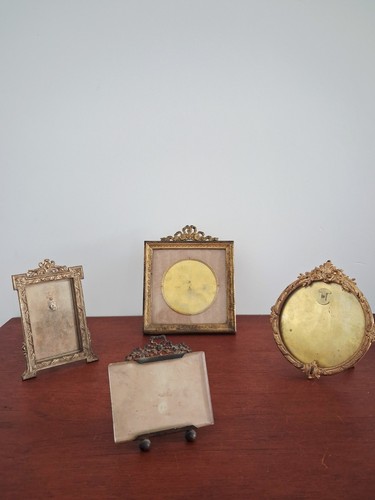 Lot cadres anciens bronze - lot,