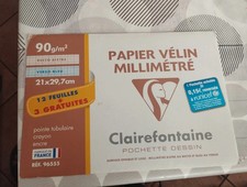 Pochette papier millimétré