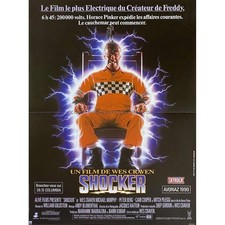 SHOCKER French Movie Poster  - 15x21 in. - 1989 - Wes Craven, Mitch Pileggi