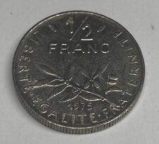 1/2 Franc Semeuse Nickel 1975 Monnaie Française En Achat Unitaire