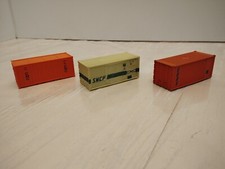 HO : Lot de 3 containers de 20 pieds