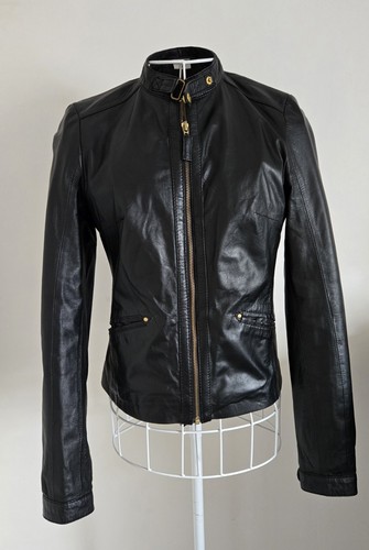 Blouson cuir noir laura - blouson,