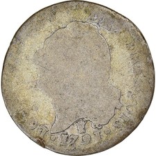 Monnaie, France, Louis XVI, 15 sols françois, 1791 / AN 3, Limoges, B+, Argent