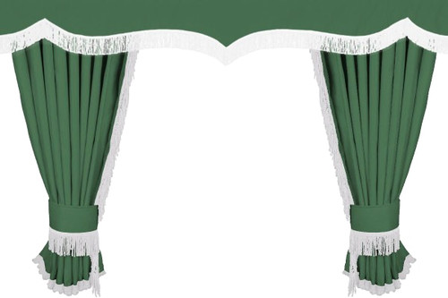 Rideaux luxe vert avec - de,