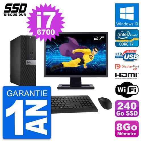 Dell 7040 sff ecran - pc,