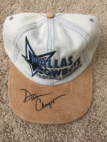 Dave campo signed - hat, dallas