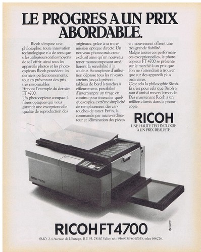 Publicite advertising 104 1981 - publicite,