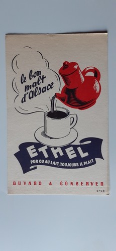 Buvard vintage bon malt - buvard,