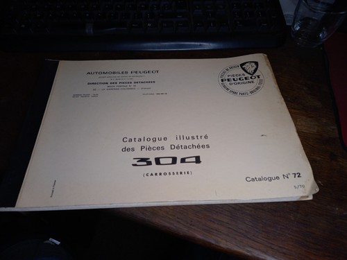 Catalogue des pièces - des,