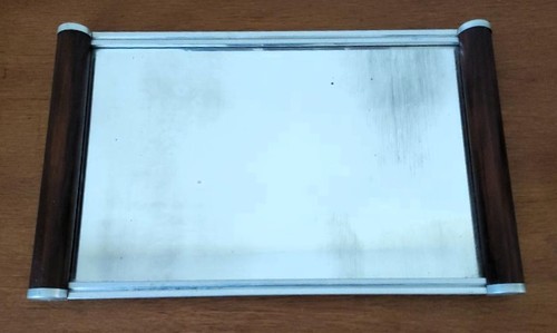 Plateau art déco - miroir, et