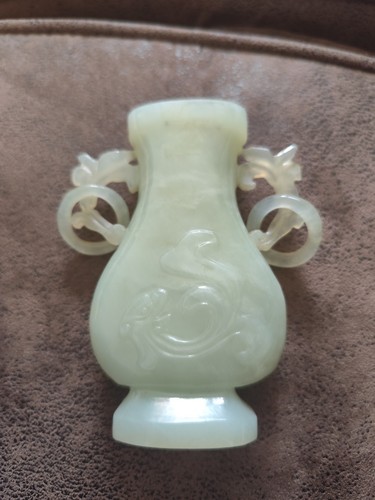 Vase pierre dure jade - vase,