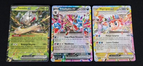 Lot de 3 Cartes Pokémon