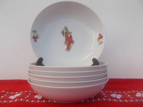 Assiettes creuses porcelaine - assiettes,