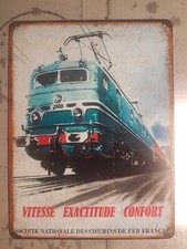 Plaque metal vintage Sncf