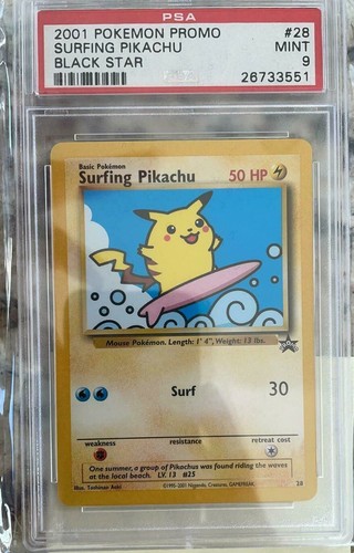 Psa surfing pikachu 28 - pikachu,