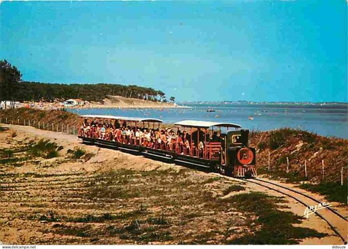 Carte postale trains ile - -,