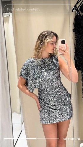 Mini robe zara neuve avec - robe,