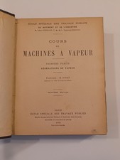 Cours machines à vapeur - "cours, de