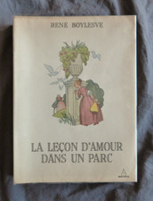 René BOYLESVE, "La Leçon d'Amour dans un Parc", illus. POUZET, Panthéon, 1949
