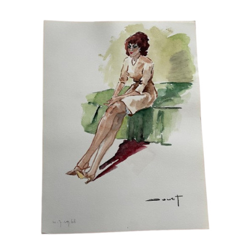 Dessin original pierre douet - original,