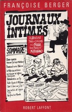 Li-923 - Françoise BERGER - Journaux intimes - dédicacé - qq dessins de CABU