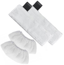 4x CHIFFONS + PAD POUR NETTOYEURS VAPEUR KARCHER SC1 SC2 SC3 SC4 SC5 SI4 SG4 SV7