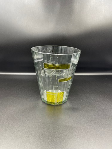 Superbe vase verre bicolore