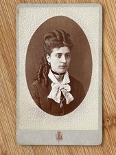 Photo Carte CDV Portrait femme