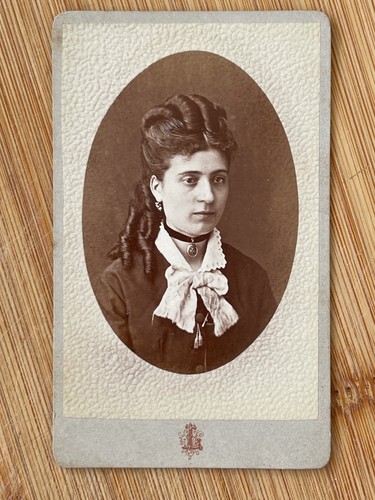 Photo carte cdv - portrait, femme