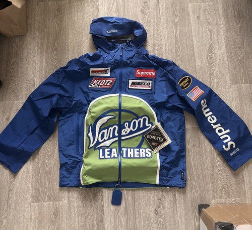 Veste supreme vanson bleu - supreme,