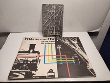 HORNBY HO LOT 2 CATALOGUE 1 AVEC 28 PLANS DE RESEAU + 1 AVEC 12 PLAN POUR TRAIN