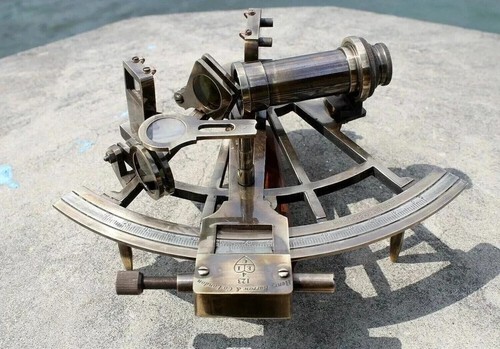 Ancien sextant marine - sextant, en