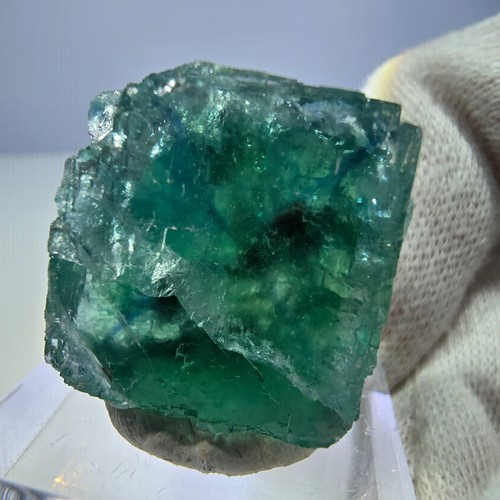 Cube fluorite fantôme vert - fluorite,