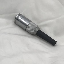 Prise connecteur 3 pins Melodium TYPE 430 MALE  POUR Microphone RM6, bouyer ETC