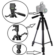 Super Duty 60" Pro Tripod With Case For Olympus E-M5 EM5 E-5 E5 E-30 E30